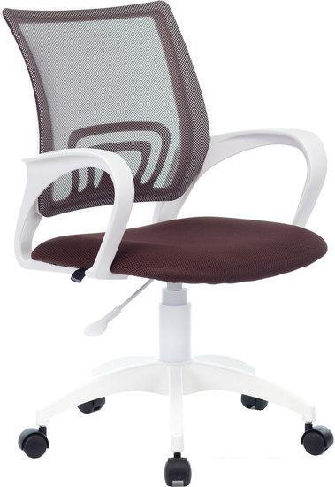 Компьютерное кресло Brabix Fly MG-396W 532398 (белый/коричневый TW-09A/TW-14C) - фото 1 - id-p214664947