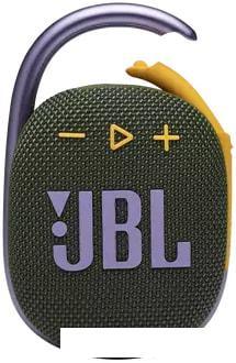 Беспроводная колонка JBL Clip 4 (зеленый) - фото 2 - id-p214664956