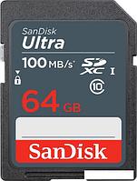 Карта памяти SanDisk Ultra SDXC SDSDUNR-064G-GN3IN 64GB