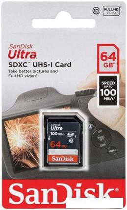 Карта памяти SanDisk Ultra SDXC SDSDUNR-064G-GN3IN 64GB, фото 2