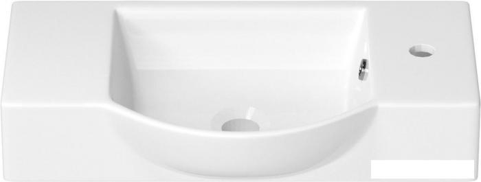Настенная или накладная раковина Wellsee WC Area 151809000 (55*32 см, полукгрулая, с отверстием под смеситель