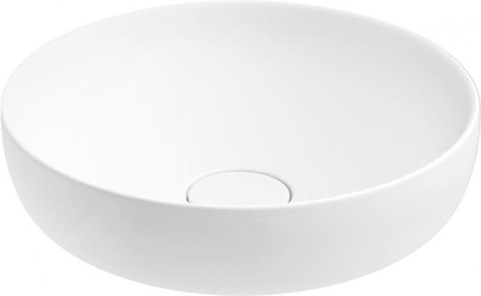 Накладная раковина Wellsee Chalice Perfection 150603000 (42*42 см, круглая, без отверстия под смеситель,