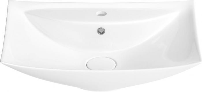 Накладная раковина Wellsee Cerulean 151001000 (60*43 см, нестандартная, с отверстием под смеситель,
