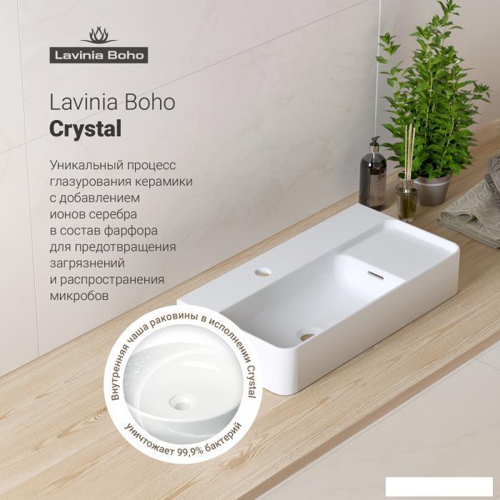 Накладная раковина Lavinia Boho Bathroom Sink Slim 33311011 (60*31 см, прямоугольная с тонкими стенками, с - фото 6 - id-p215360334