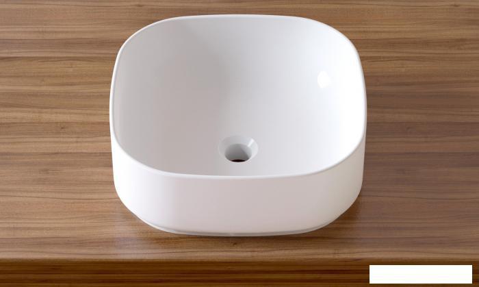 Накладная раковина Lavinia Boho Bathroom Sink Slim 33311006 (40*40 см, квадратная с тонкими стенками, без - фото 1 - id-p215360336