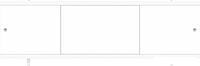 Лицевой экран под ванну монолит-м 158 см (пластиковая рама, цельная ПВХ-панель, 3 подвижные дверцы,