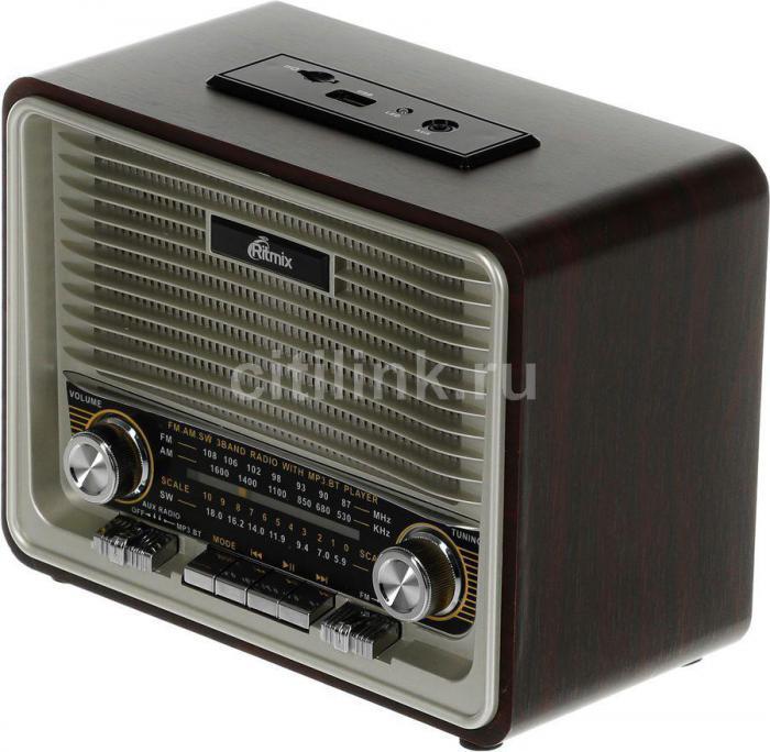Радиоприемник Ritmix RPR-088, коричневый - фото 1 - id-p215525246