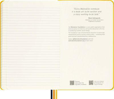 Блокнот Moleskine Limited Edition, 240стр, в линейку, желтый [skqp060kwyellwt05] - фото 5 - id-p213143459