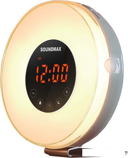 Световой будильник Soundmax SM-1596 - фото 1 - id-p215083695