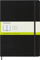 Блокнот MOLESKINE Classic, A4, 192стр, без разлиновки, твердая обложка, черный [qp112]