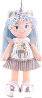 Кукла Maxitoys Лиза с голубыми волосами в платье MT-CR-D01202317-35