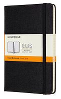 Блокнот Moleskine Classic, 208стр, в линейку, твердая обложка, черный [qp050]