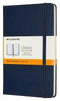 Блокнот Moleskine Classic, 208стр, в линейку, твердая обложка, синий [qp050b20]