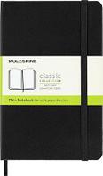 Блокнот Moleskine Classic, 208стр, без разлиновки, твердая обложка, черный [qp052]