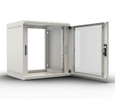 Шкаф коммутационный ЦМО ШРН-М-9.650 настенный, стеклянная передняя дверь, 9U, 600x475x650 мм - фото 2 - id-p215036209
