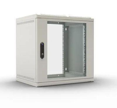 Шкаф коммутационный ЦМО ШРН-12.480 настенный, стеклянная передняя дверь, 12U, 600x632x480 мм - фото 1 - id-p215036215