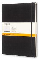 Блокнот Moleskine Classic, 192стр, в линейку, твердая обложка, черный [qp090]