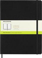 Блокнот Moleskine Classic, 192стр, без разлиновки, твердая обложка, черный [qp092]