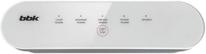 Вакуумный упаковщик BBK BVS602, 90Вт, белый [bvs602 (w)]