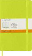 Блокнот Moleskine Classic Soft, 192стр, в линейку, мягкая обложка, лайм [qp616c2]