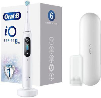 Электрическая зубная щетка Oral-B iO Series 8 Limited Edition насадки для щётки: 1шт, цвет:белый - фото 1 - id-p214506628