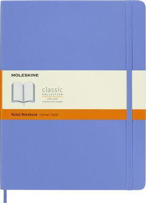Блокнот Moleskine Classic Soft, 192стр, в линейку, мягкая обложка, голубая гортензия [qp621b42] - фото 1 - id-p213143544