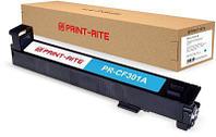 Картридж PRINT-RITE TRHGM7CPRJ, CF301A, голубой / PR-CF301A