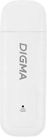 Модем Digma Dongle Wi-Fi DW1960 3G/4G, внешний, белый [dw1960wh]