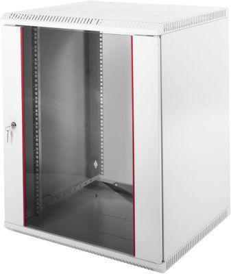 Шкаф коммутационный ЦМО ШРН-Э-12.650 настенный, стеклянная передняя дверь, 12U, 600x608x650 мм - фото 1 - id-p214506659