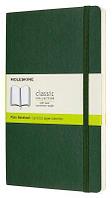 Блокнот Moleskine Classic Soft, 192стр, без разлиновки, мягкая обложка, зеленый [qp618k15]