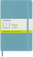 Блокнот Moleskine Classic Soft, 192стр, без разлиновки, мягкая обложка, голубой [qp618b35]