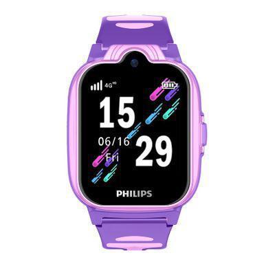 Смарт-часы Philips Kids W6610, 1.69", розовый / розовый [ctw6610pk/00] - фото 1 - id-p215036377