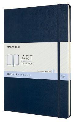 Блокнот Moleskine Art, A4, 96стр, твердая обложка, синий сапфир [artbf832b20] - фото 1 - id-p213143588