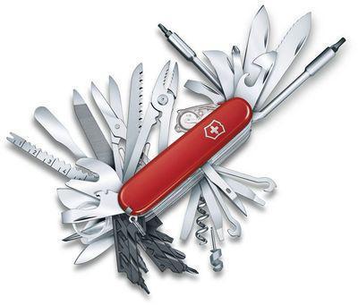 Складной нож Victorinox SwissChamp XXL, функций: 73, 91мм, красный , коробка подарочная [1.6795.xxl] - фото 2 - id-p215036401