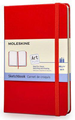 Блокнот Moleskine Art, 104стр, твердая обложка, красный [artqp063r] - фото 1 - id-p213143597