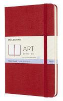 Блокнот Moleskine Art Sketchbook, 88стр, твердая обложка, красный [artqp054f2]