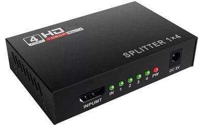 Сплиттер аудио-видео PREMIER 5-872-4, HDMI (f) - 4xHDMI (f) , ver 1.4, черный - фото 1 - id-p214506878