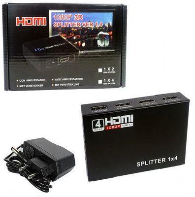 Сплиттер аудио-видео PREMIER 5-872-4, HDMI (f) - 4xHDMI (f) , ver 1.4, черный - фото 2 - id-p214506878