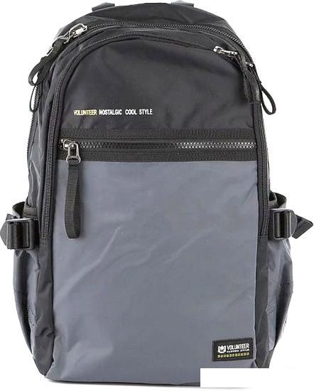 Городской рюкзак Volunteer 083-1801-08-BGR (черный/серый)