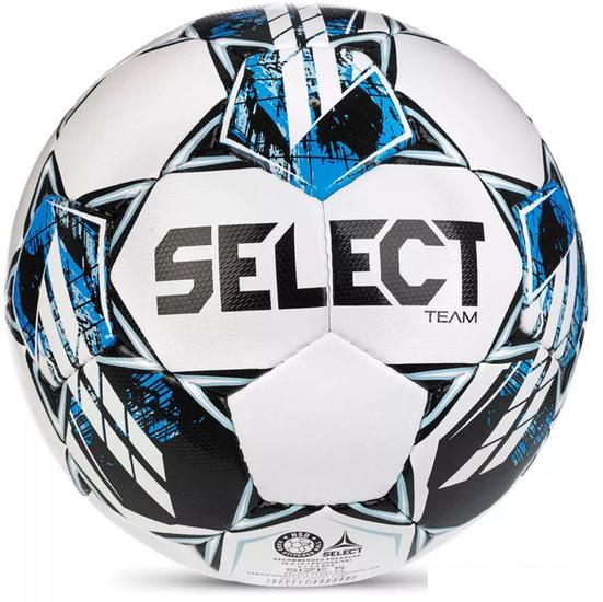 Футбольный мяч Select Team Basic V23 0865560002 (размер 5, белый/синий/голубой) - фото 2 - id-p215461518