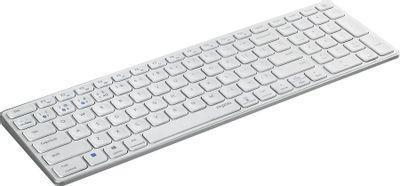 Клавиатура Rapoo E9700M, USB, Bluetooth/Радиоканал, белый [14516] - фото 3 - id-p213145796
