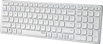 Клавиатура Rapoo E9700M, USB, Bluetooth/Радиоканал, белый [14516] - фото 5 - id-p213145796