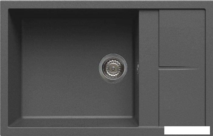Мойка кухонная из гранита т.м.Elleci,Unico 310 K99 Dark Grey LKU31099