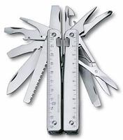 Мультитул Victorinox SwissTool X, 27 функций, серебристый [3.0327.l]