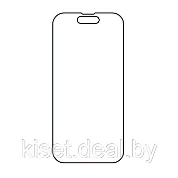 Защитная гидрогелевая пленка KST HG Apple iPhone 15 Pro на весь экран прозрачная