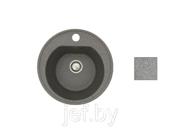 Мойка кухонная из искусственного камня RICHI серый 510х510 мм AV ENGINEERING AV510510RGRA