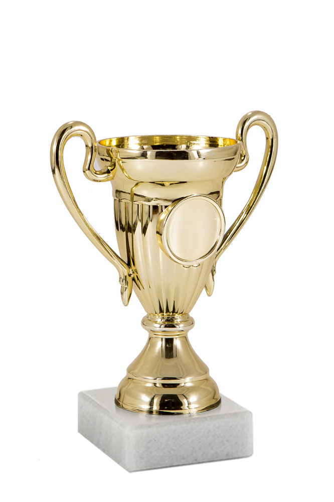 Кубок "Муза" на мраморной подставке , высота 14 см, чаша 6 см арт. 035-140