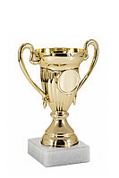 Кубок "Муза" на мраморной подставке , высота 16 см, чаша 7 см арт. 035-160
