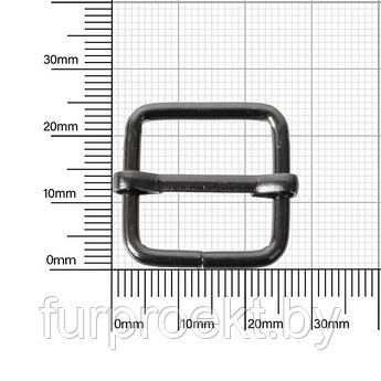 Кольцо WS 20х20мм (2,8мм) блек никель роллинг D