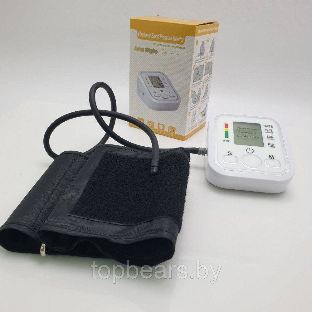 Автоматический электронный тонометрElectronicBlood pressure monitor с индикатором уровня аритмии - фото 8 - id-p215792480